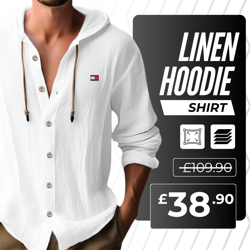 Casual Linen Hoodie Shirt [TH]